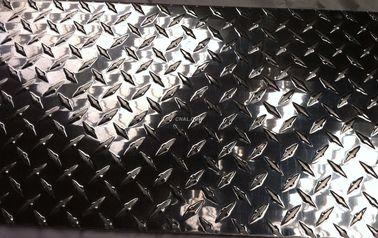 Китай Отполированная алюминиевая плита диаманта, плита 1220 x 2440mm проступи металла катушки дистрибьютор